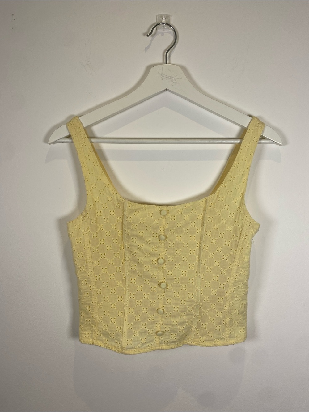 Gianni Bini Vintage XS - Butter Yellow Corset Crop Top